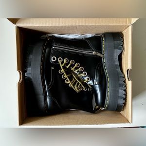 Dr. Marten’s Doc Marten’s Jadon Black Lace-up Boot Platform Boots